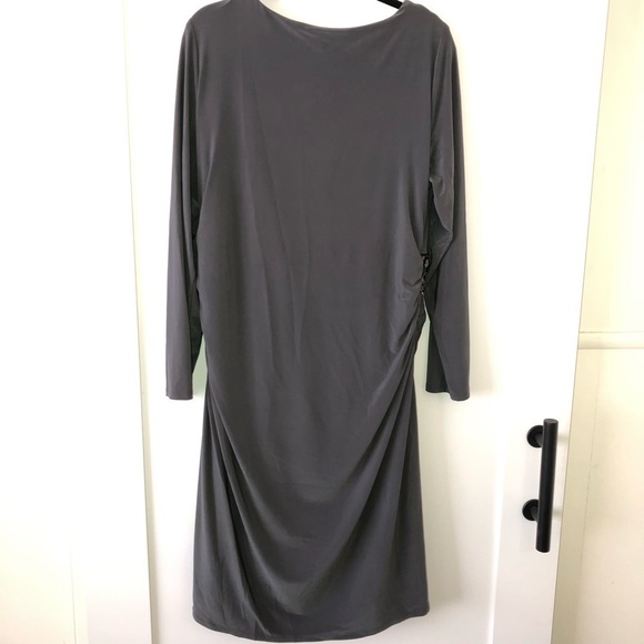 Lauren Ralph Lauren Sage Green Embellished Dress 16W - Picture 2 of 12